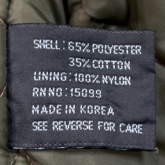 David Taylor Jacket Mens XL Puffer Khaki Quilted Lining - Picture 10 of 12